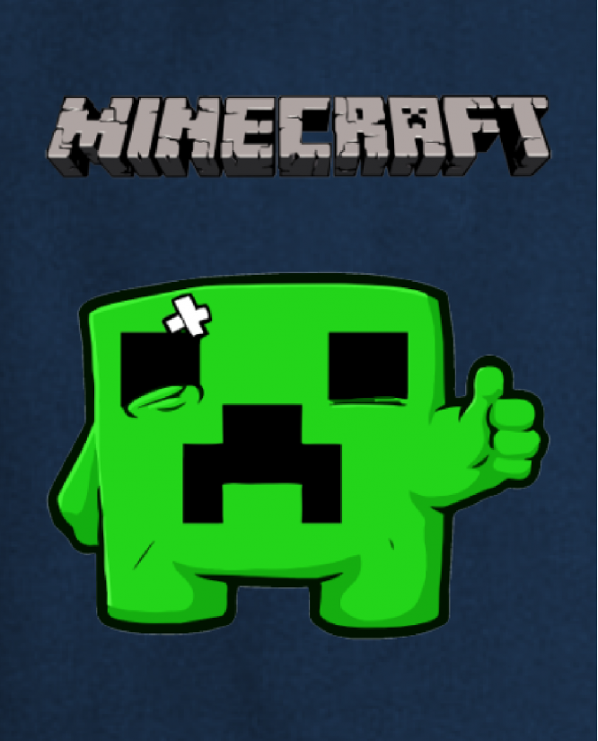 Minecraft džemperis super meat boy